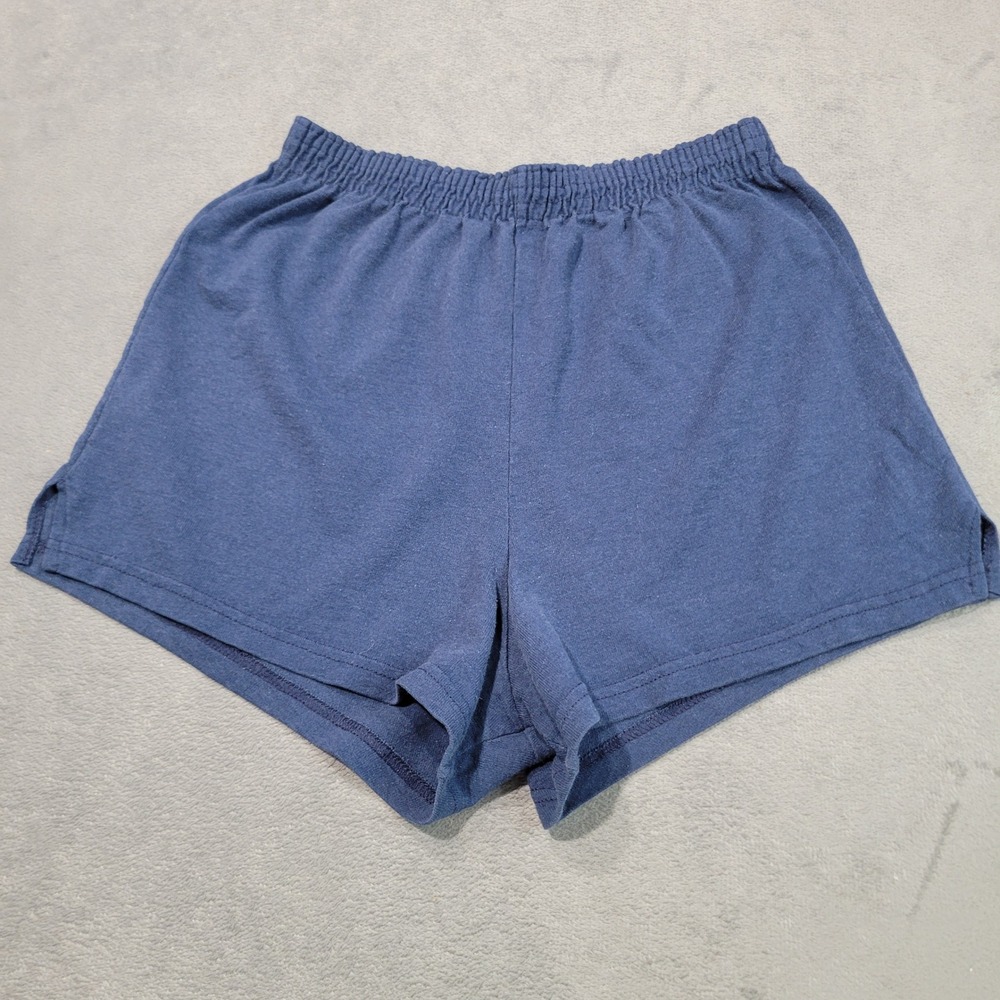 Soffe Cheer Shorts Women M Navy Blue Authentic Jersey Knit Athletic 11656